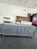 Mid century modern dark gray dresser