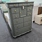 American Signature pewter green chest