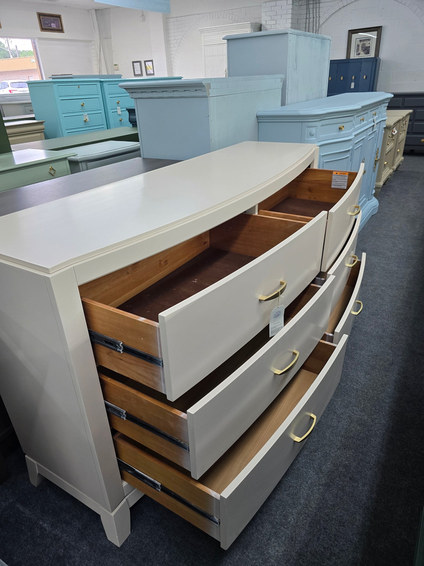 Liberty cream lacquered dresser