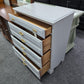 4 drawers blue/gray chest