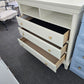 Cream 3 drawers dresser/stand