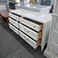Stanley Regency white dresser