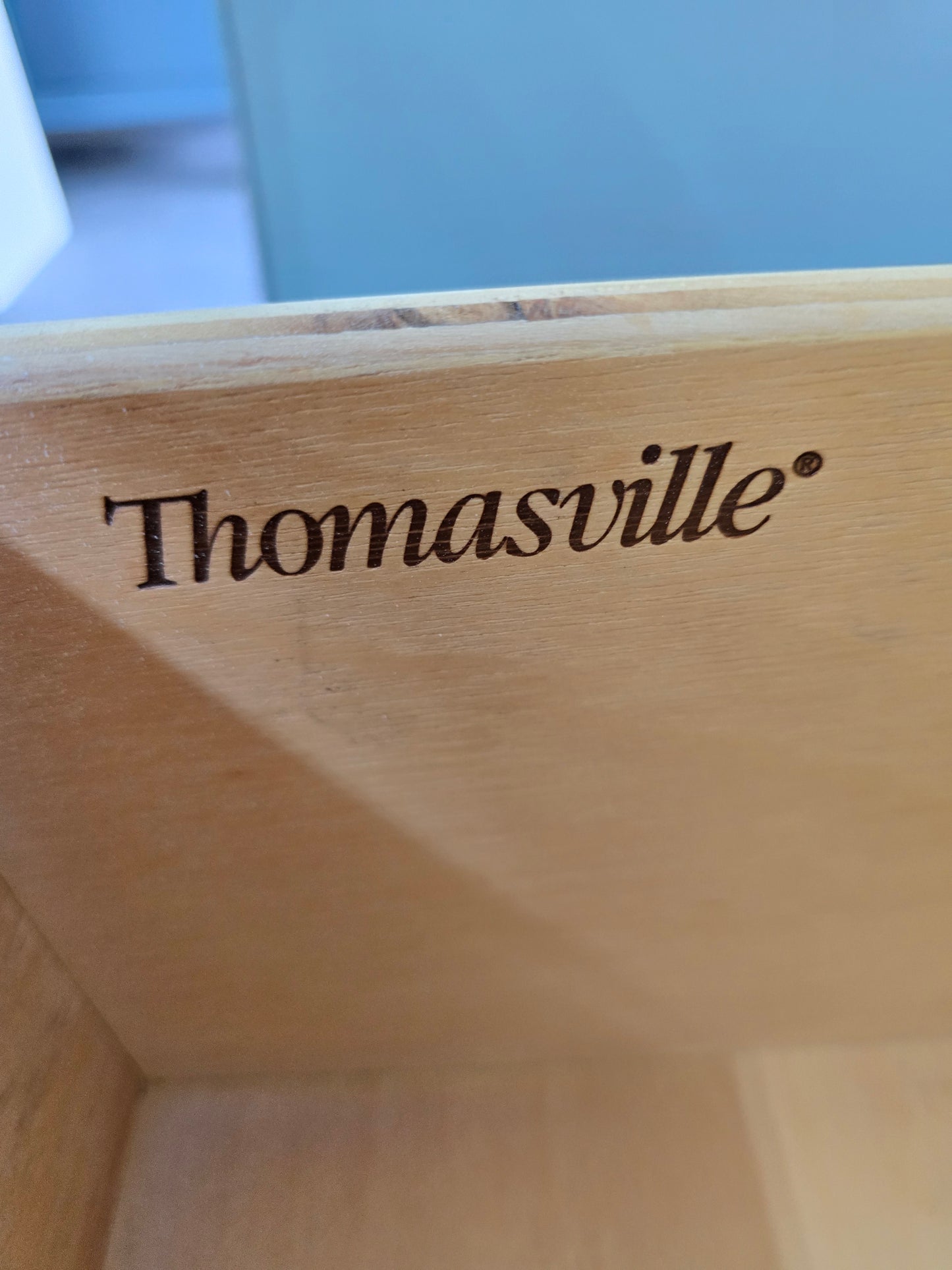 Thomasville off white armoire