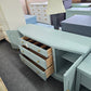 Solid wood BERNHARDT  teal cabinet