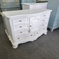Super cute white girlie dresser