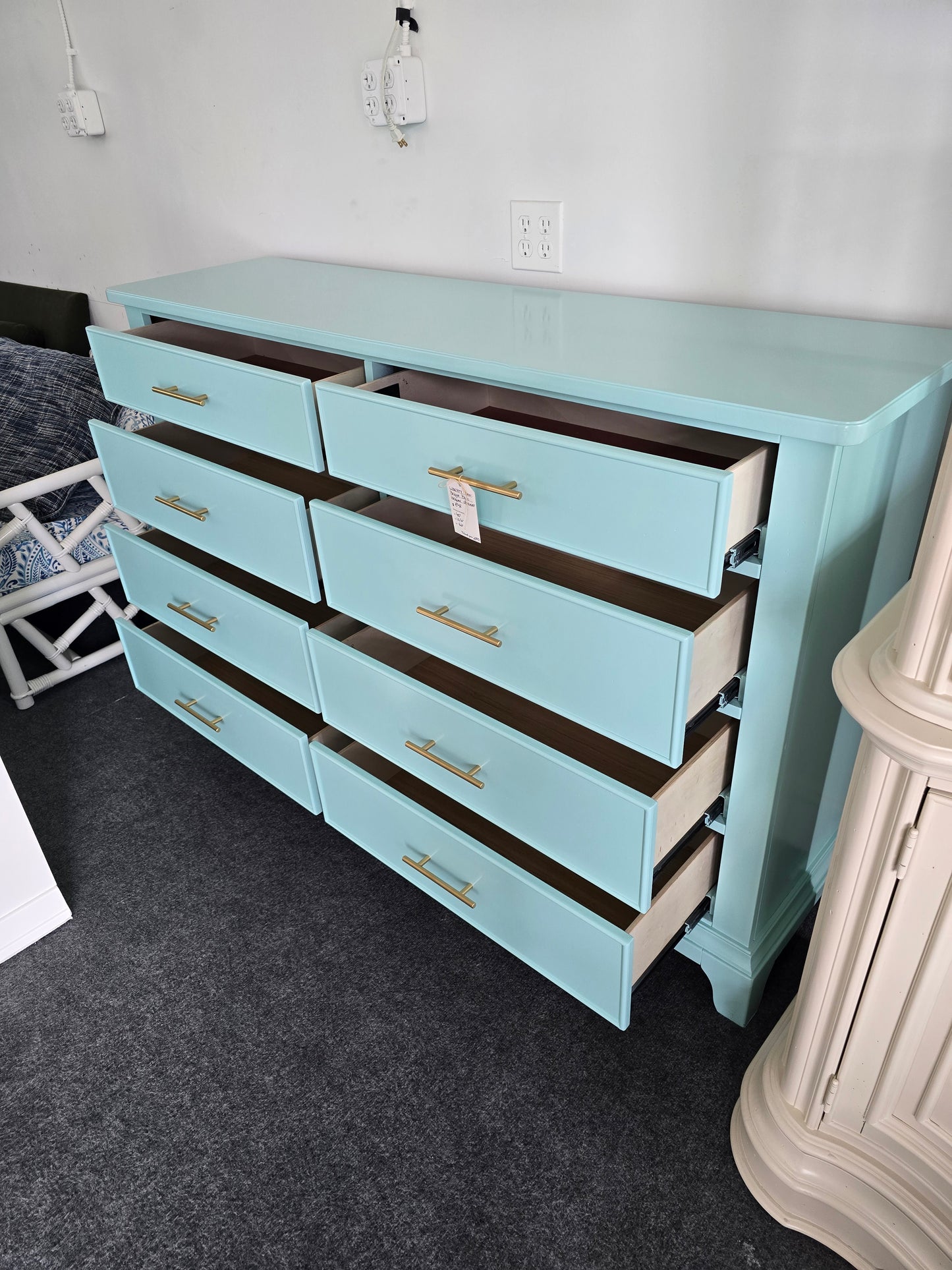Blue Lacquered Liberty dresser