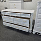 Super cute white 7 drawers dresser