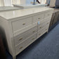 Havertys beige lacquered 9 drawers dresser