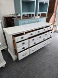 American drew white distressed dresser