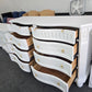 Gorgeous white Distressed lacquered dresser