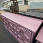 Purple vintage long dresser