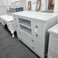 Rustic gray dresser / stand