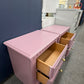 Purple cute pair of nightstands