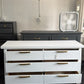 6 drawers Sitcom white dresser