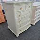 Rivers Edge cream tall chest