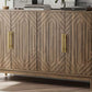 Modern walnut sideboard- new