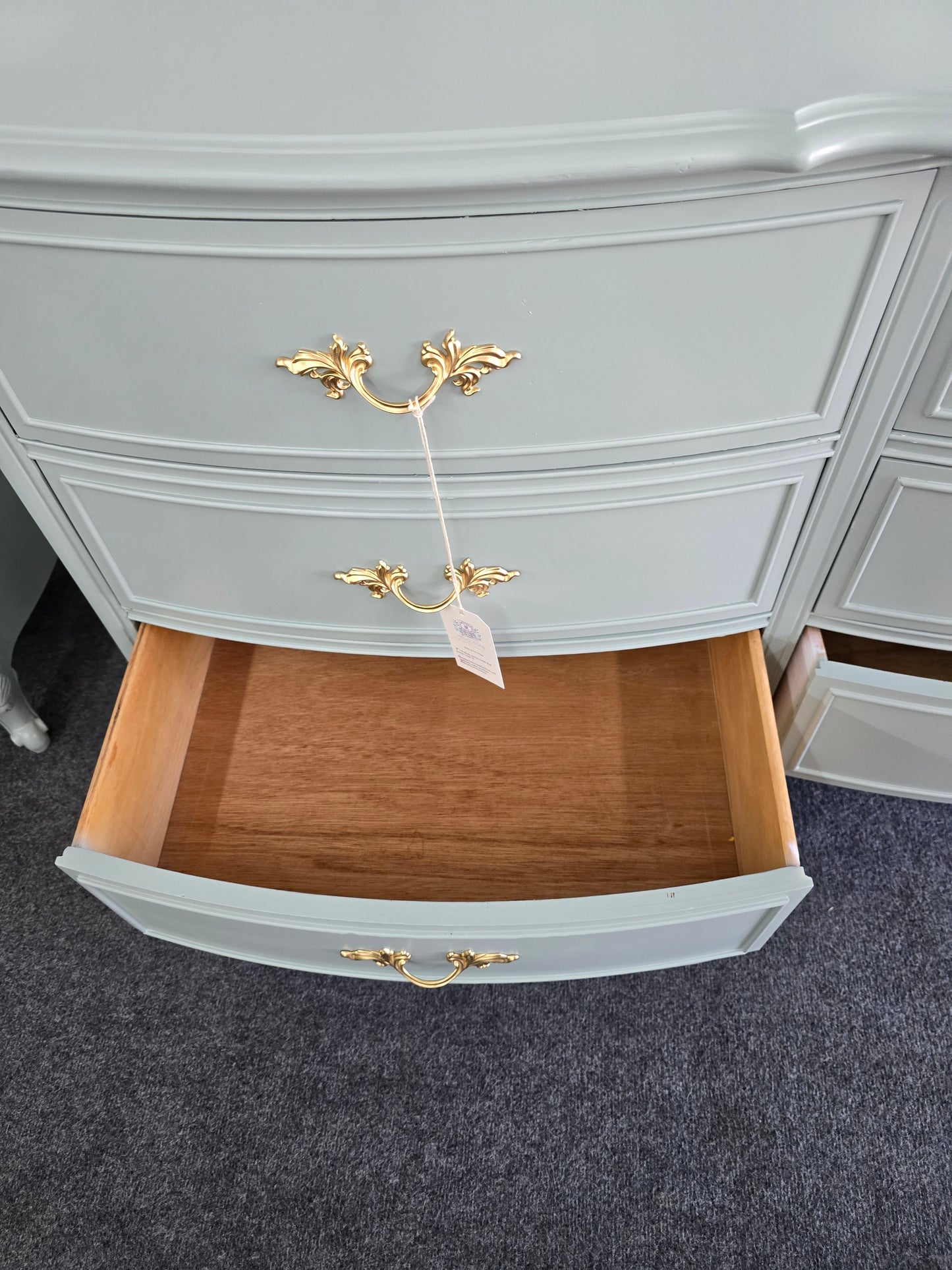 Dixie french provincial grewn dresser