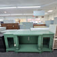 Green long tv stand