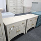 Cream pair of nightstands