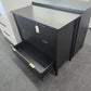 3 drawers black dresser
