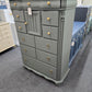 American Signature pewter green chest