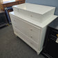 Baker lacquered white dresser