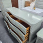 Green carved lacquered dresser