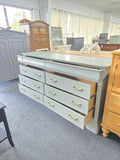 8 drawers gray dresser