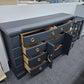 Big inkwell 10 drawers dresser