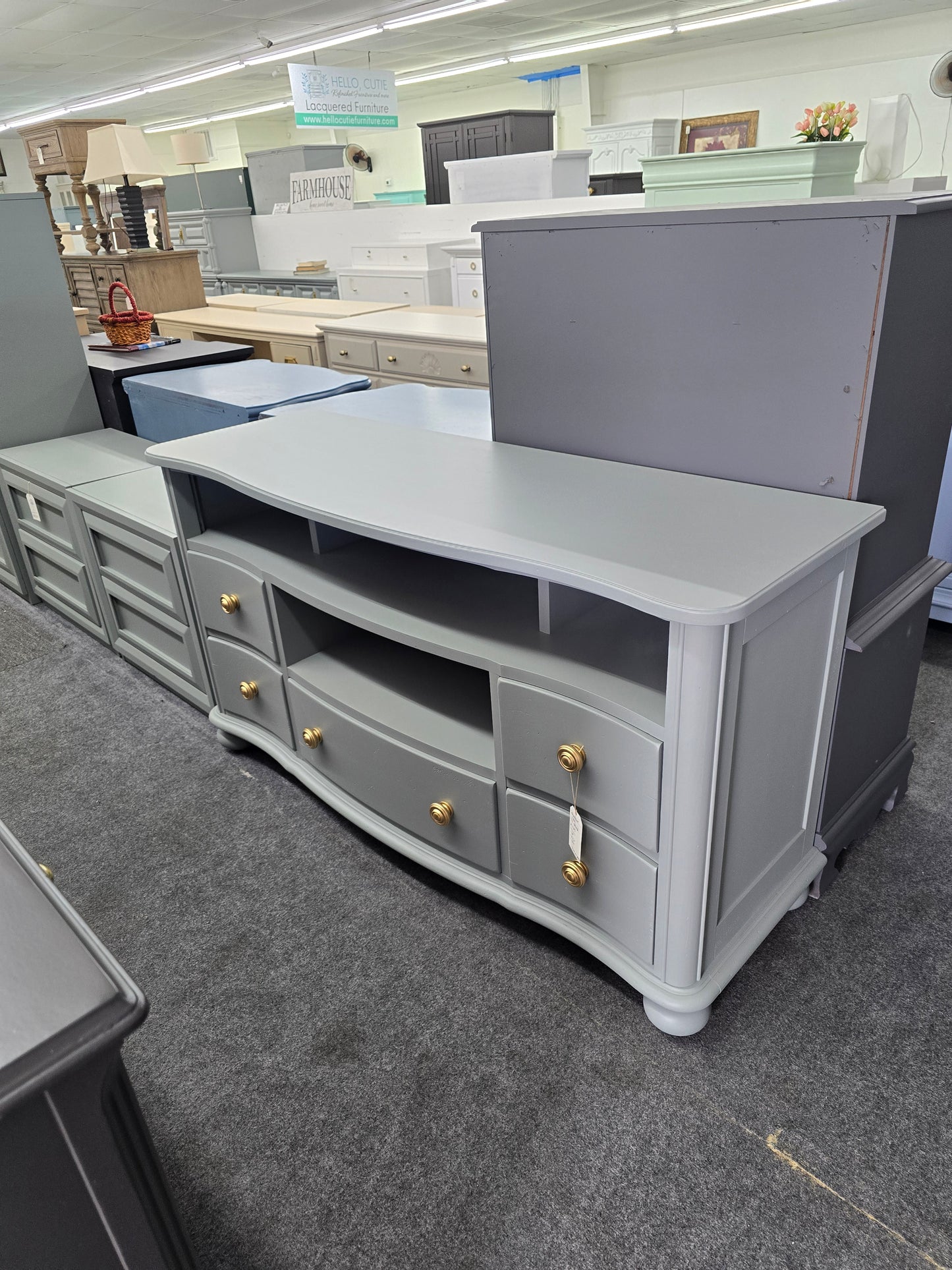 Stanley green tv stand