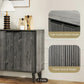 Black gray large Grove Decorative sideboard- new