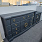 Big inkwell 10 drawers dresser