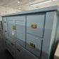 Baby blue solid wood Rustic dresser