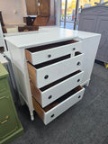 Antique white chest