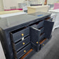 Cindy Crawford dark blue Lacquered dresser