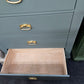 5 drawers tall green chest