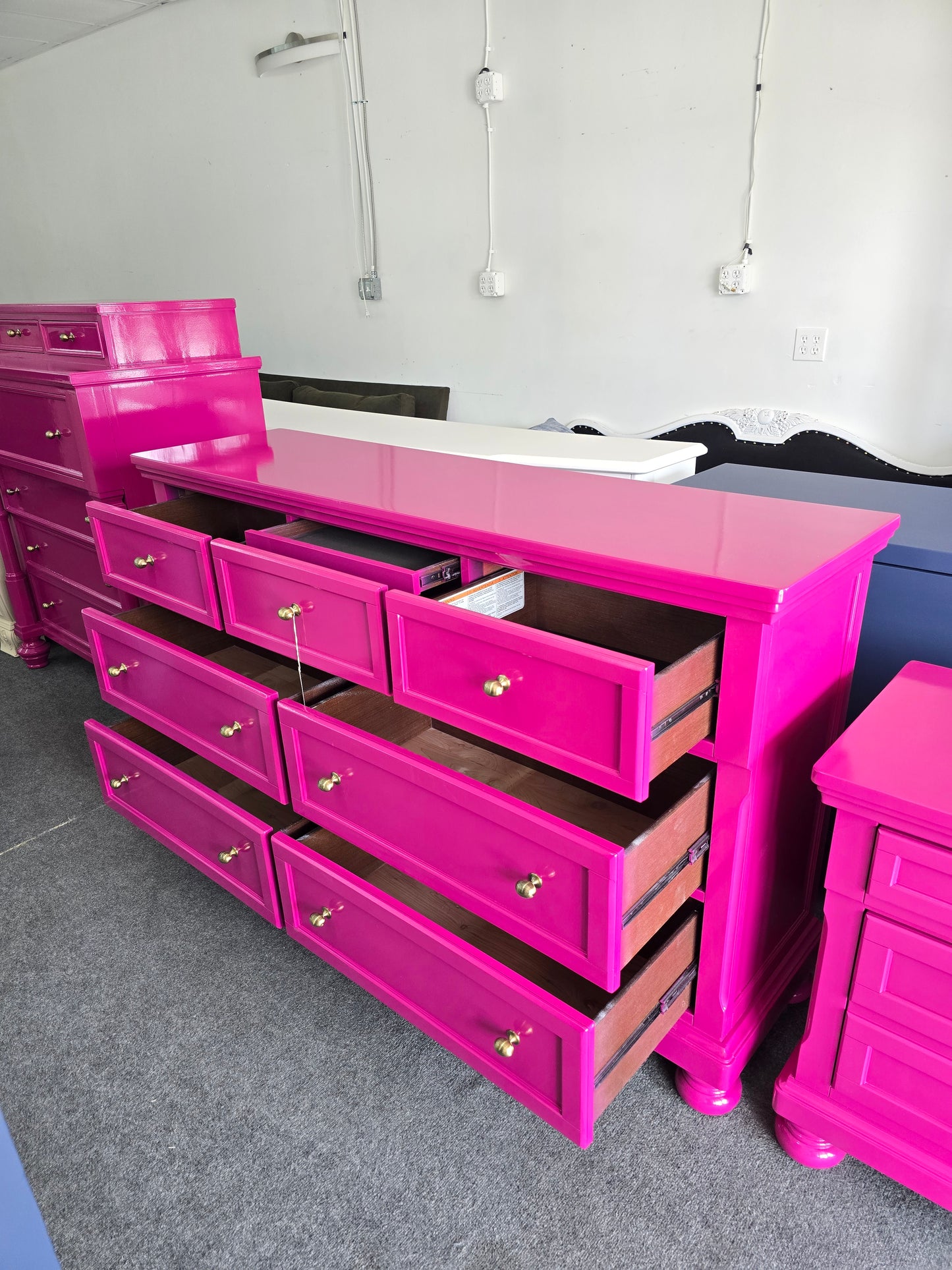 Pink lacquered gorgeous dresser