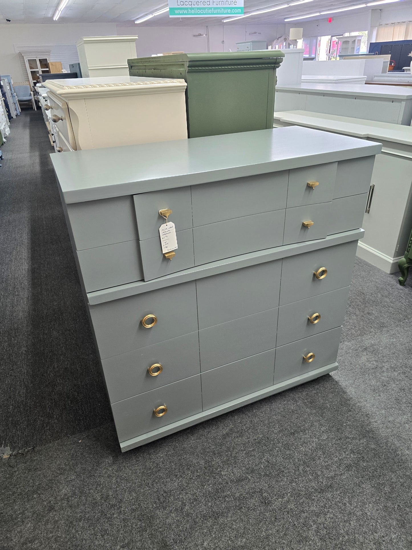 MCM Kent Coffey solid wood chest