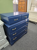 Solid wood Kincaid blue chest