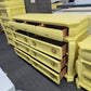 Cute soft yellow carved dresser