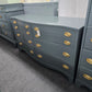 Bassett dark green lacquered dresser