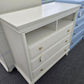 Cream 3 drawers dresser/stand