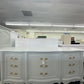 French provincial solid wood gray dresser