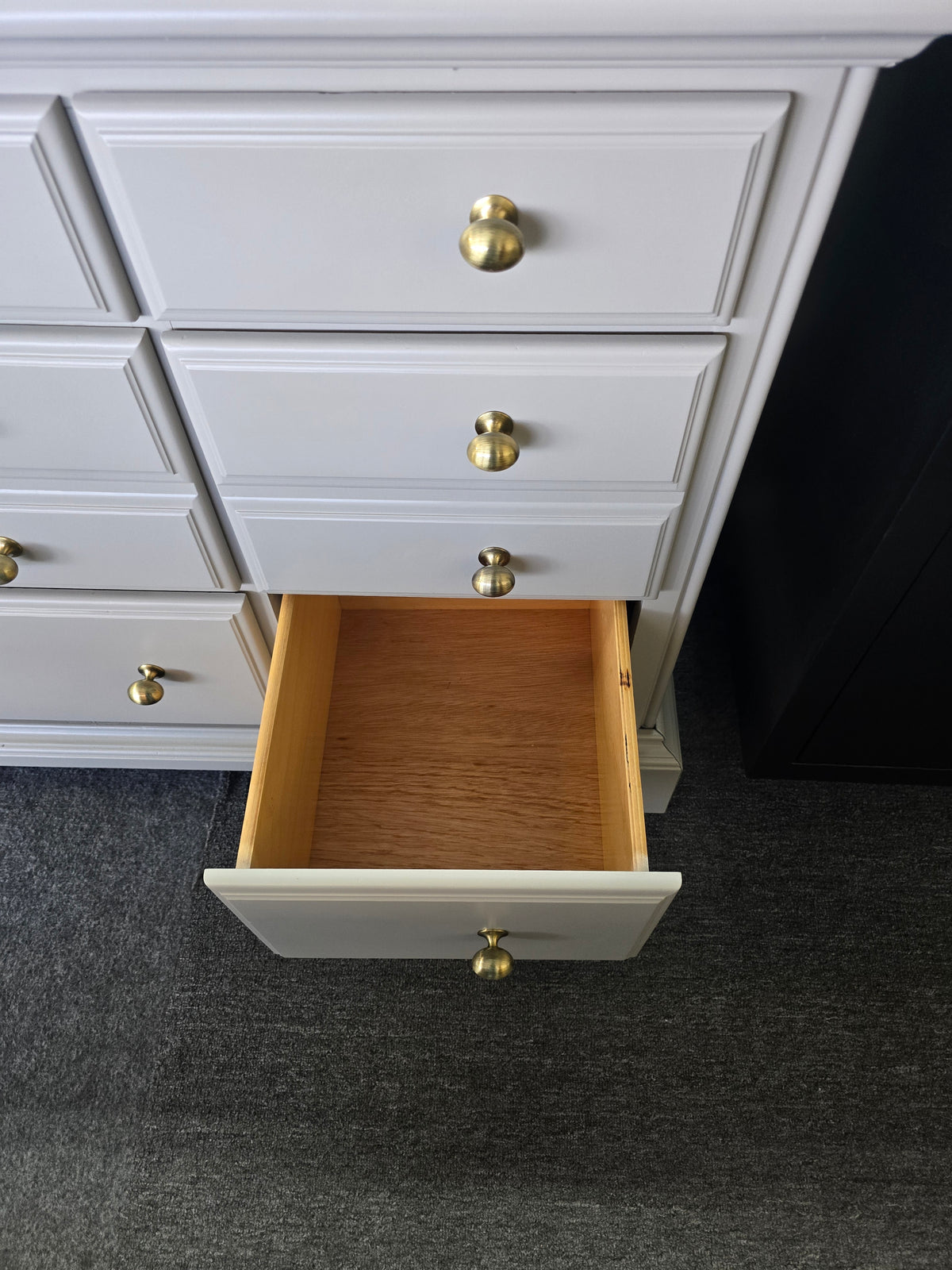 American Drew gray dresser