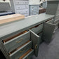 Pewter green carved long dresser