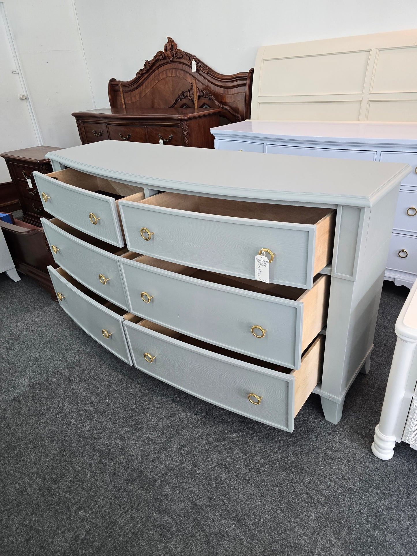 Cindy Crawford gray dresser