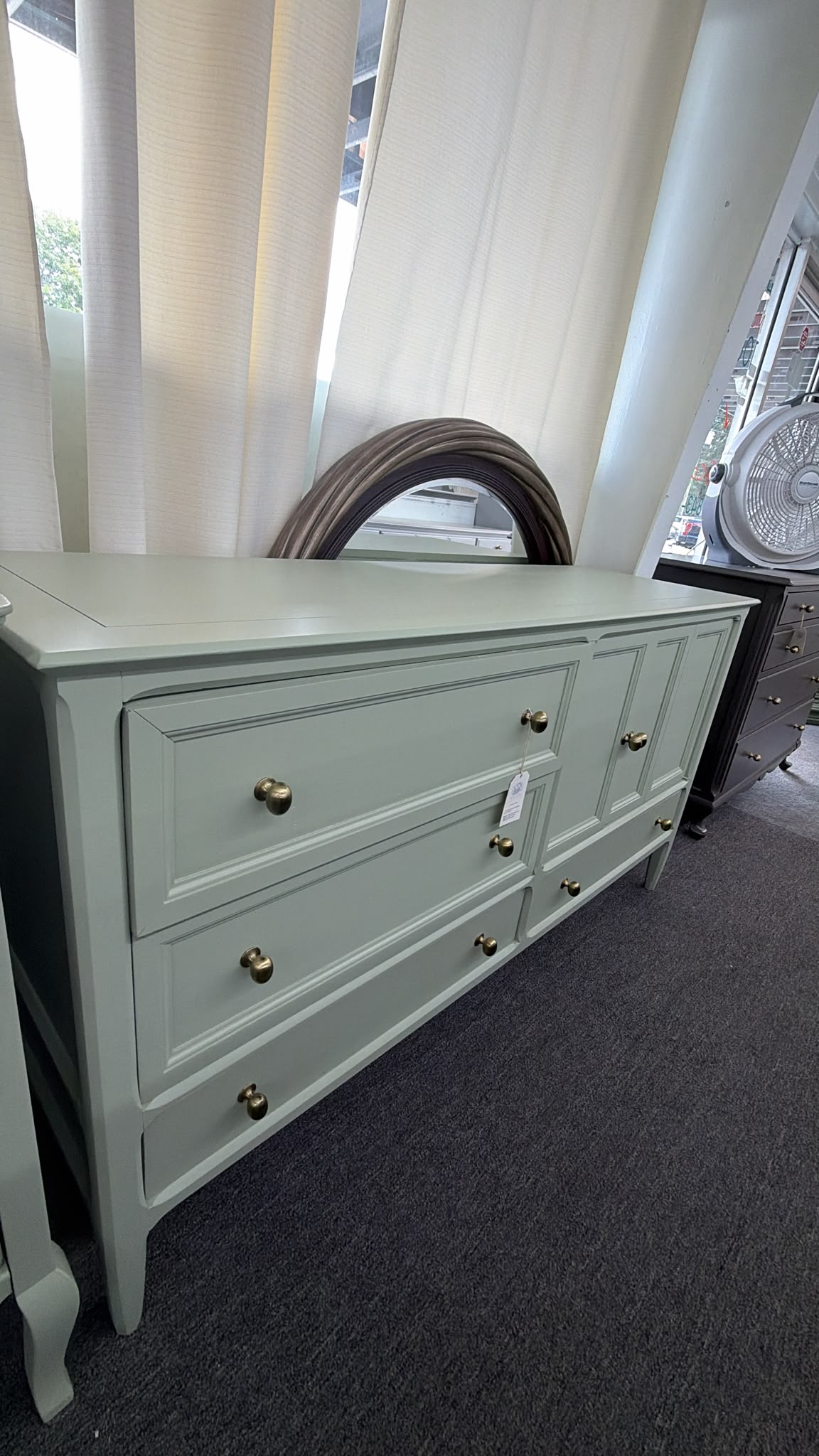 Mid century modern Century green sideboard