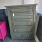 Green lacquered LANE chest