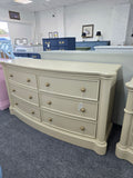 Macadamia 6 big drawers dresser