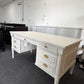 Cute white executive desk